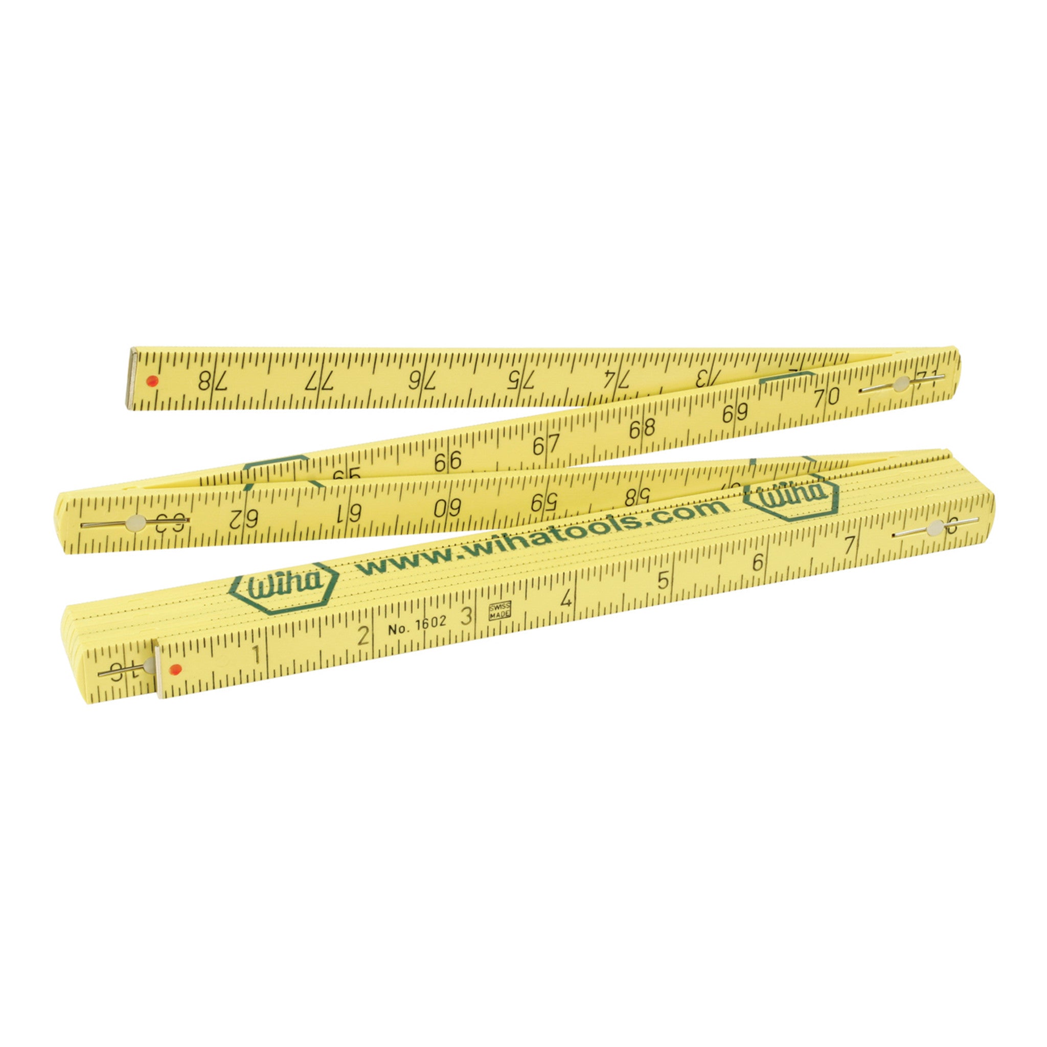 Keson 2M Metric Wood Folding Ruler