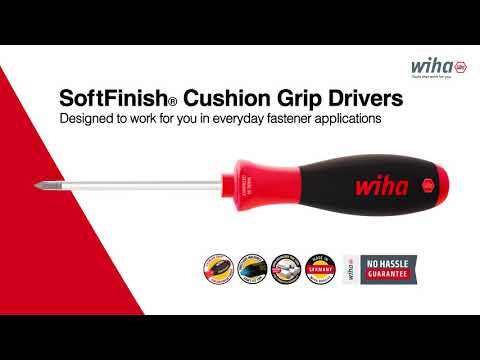 Wiha 53075 SoftFinish® XHeavy Duty Slot/Ph 5Pc Set Made in Germany