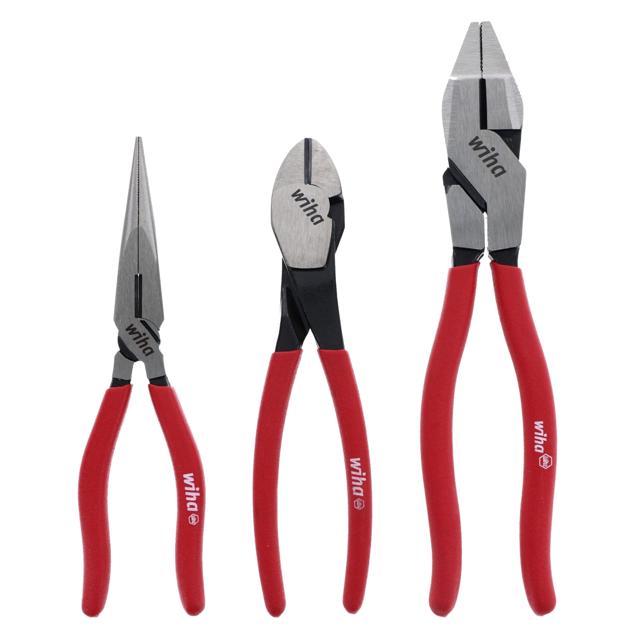 Wiha WHA38637 Industrial Electric Pliers Set, 3 Piece