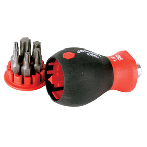 Wiha 38045 7 Piece SoftFinish Stubby Bit Holder Set - Torx