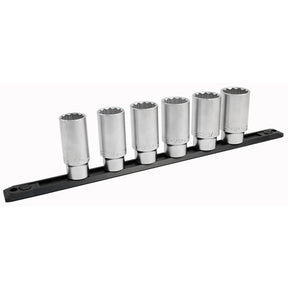 19 Piece 1/2" Drive Deep Socket Set - SAE