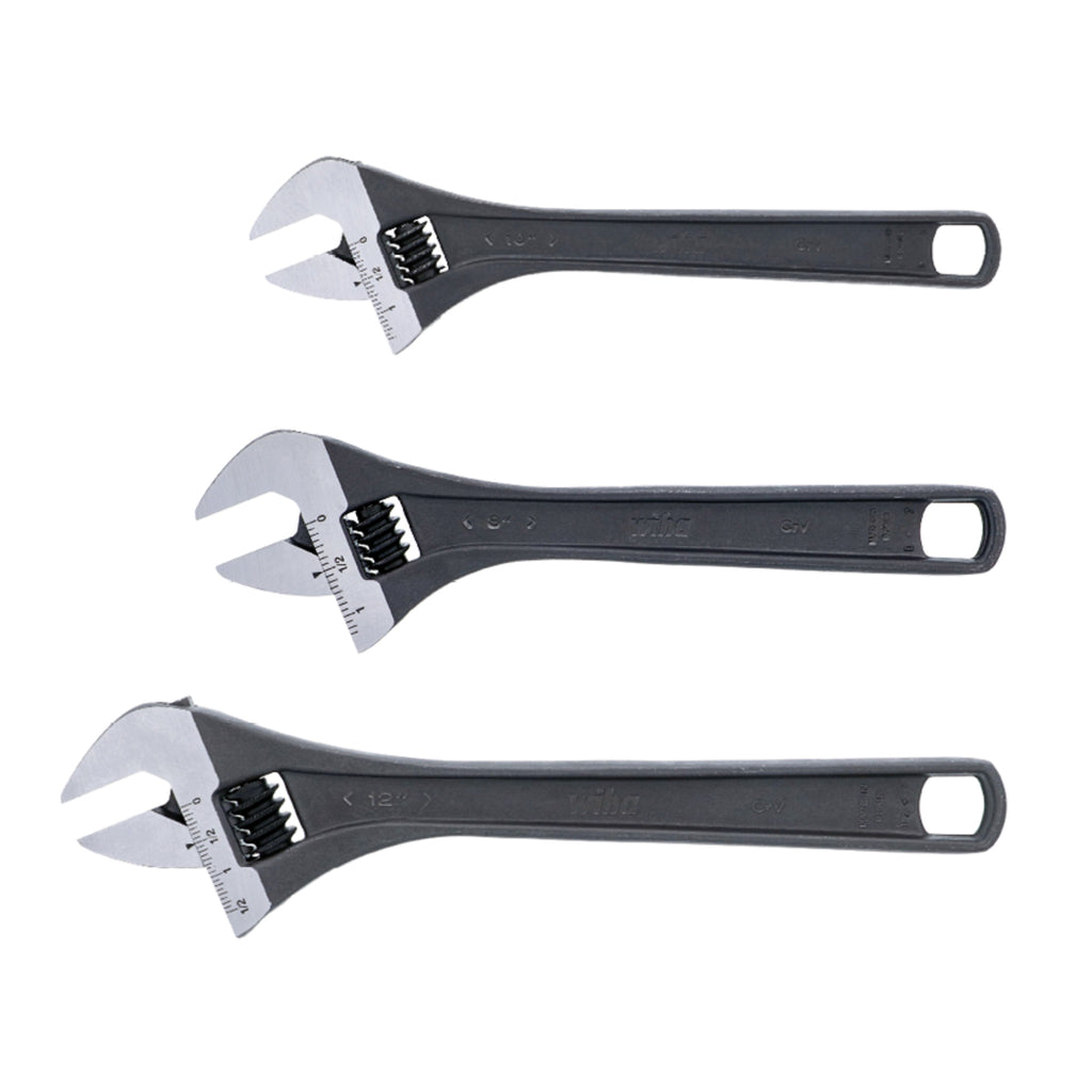 3-Piece 7.5-in Stainless Steel Adjustable Wrench Set in the