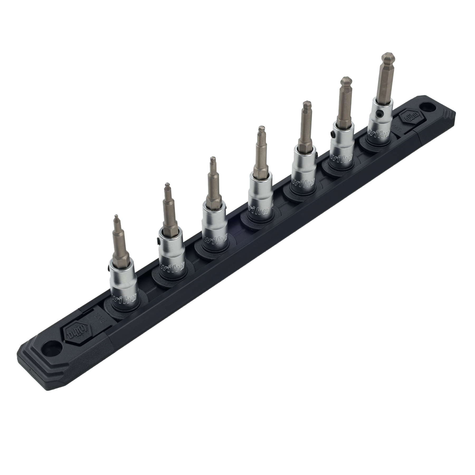 7 Piece Ball End Hex Bit Socket Set - Metric