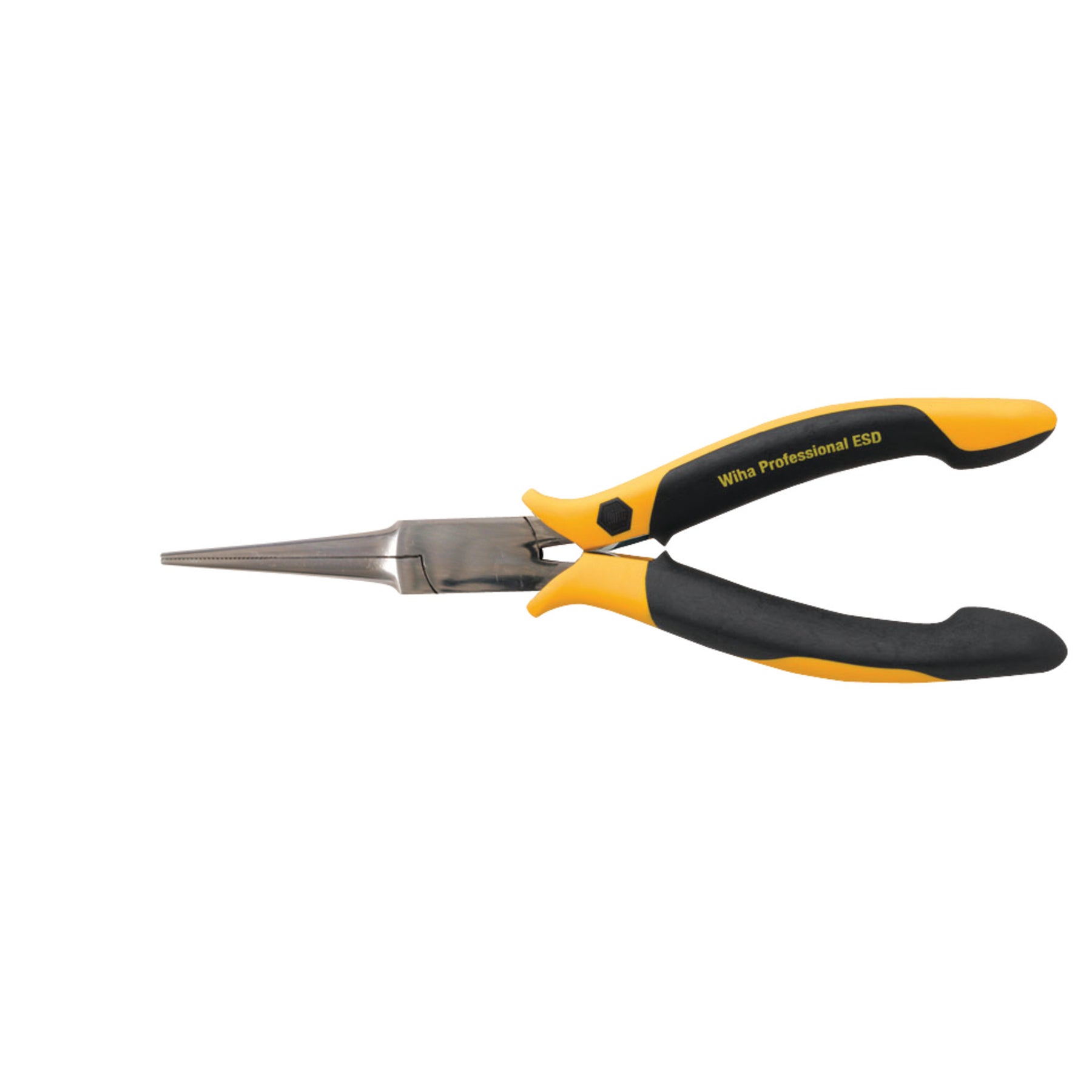 Wiha 32746 Long Needle Nose Pliers Serrated - ESD Safe