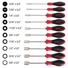 10 Piece SoftFinish Nut Driver Set - Inch