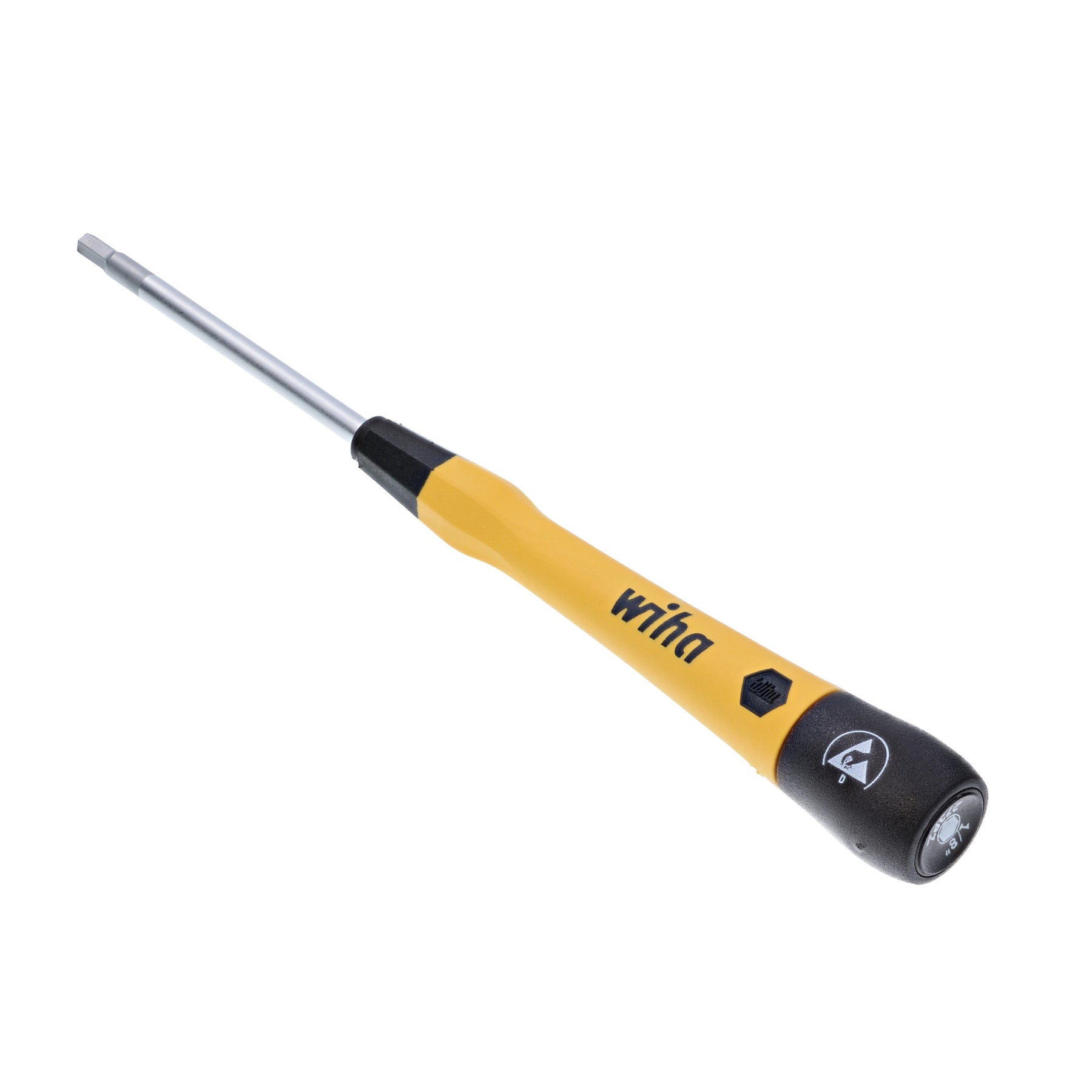 ESD Safe PicoFinish Precision Hex Screwdriver - 1/8" x 60mm