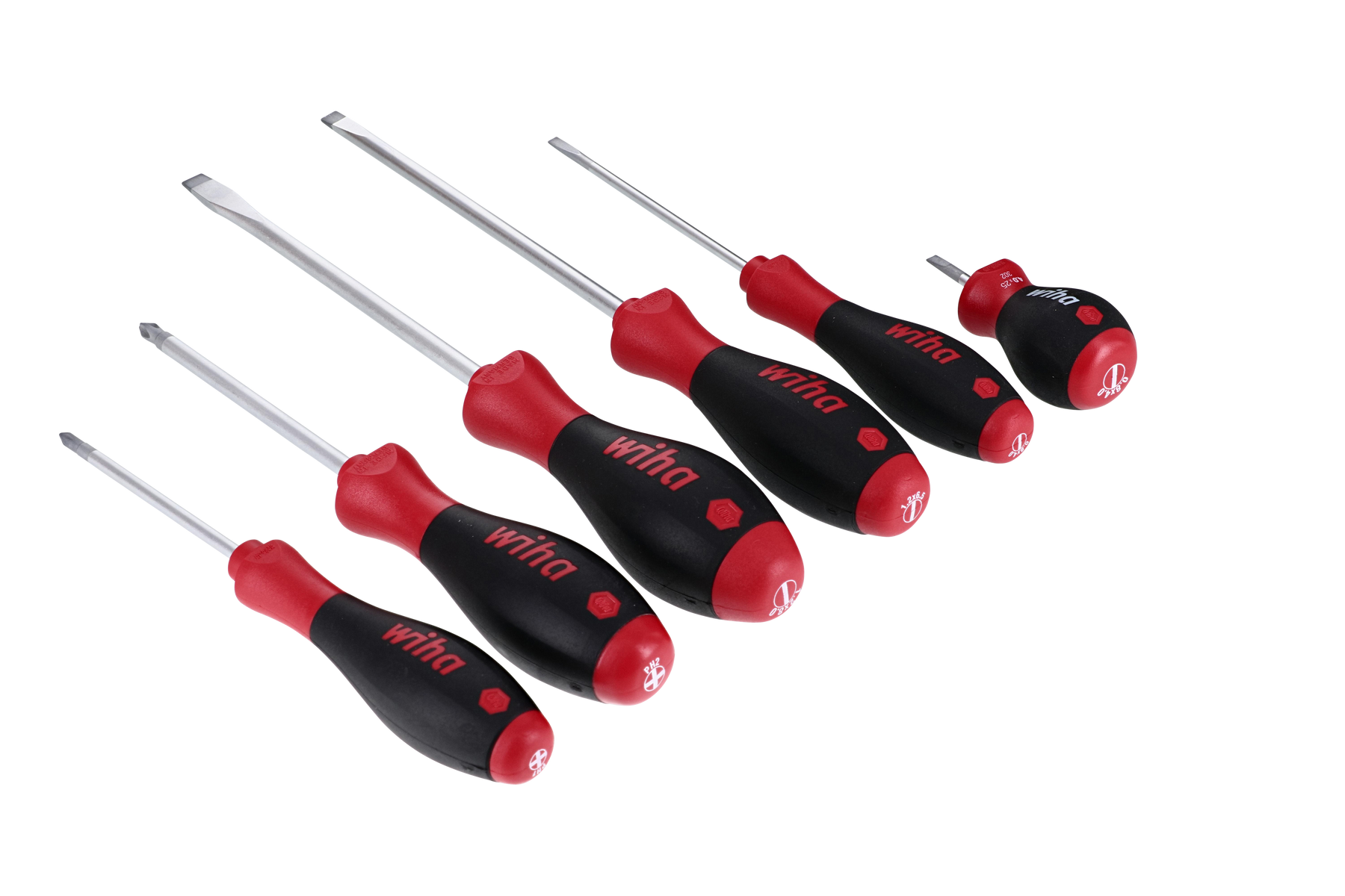 6 Piece SoftFinish Slotted and Phillips Screwdriver Set