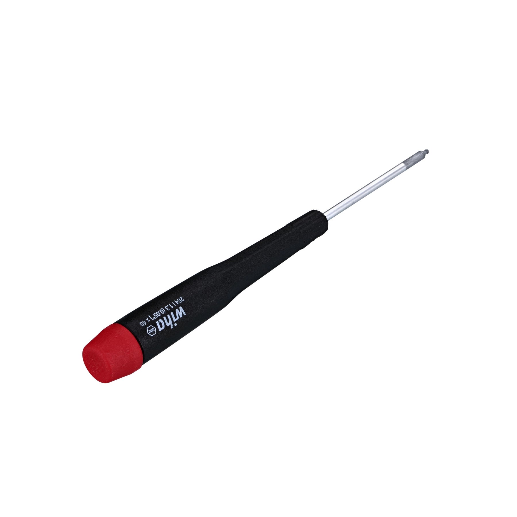 Precision Ball End Hex Screwdriver 1.35mm (.050") x 40mm