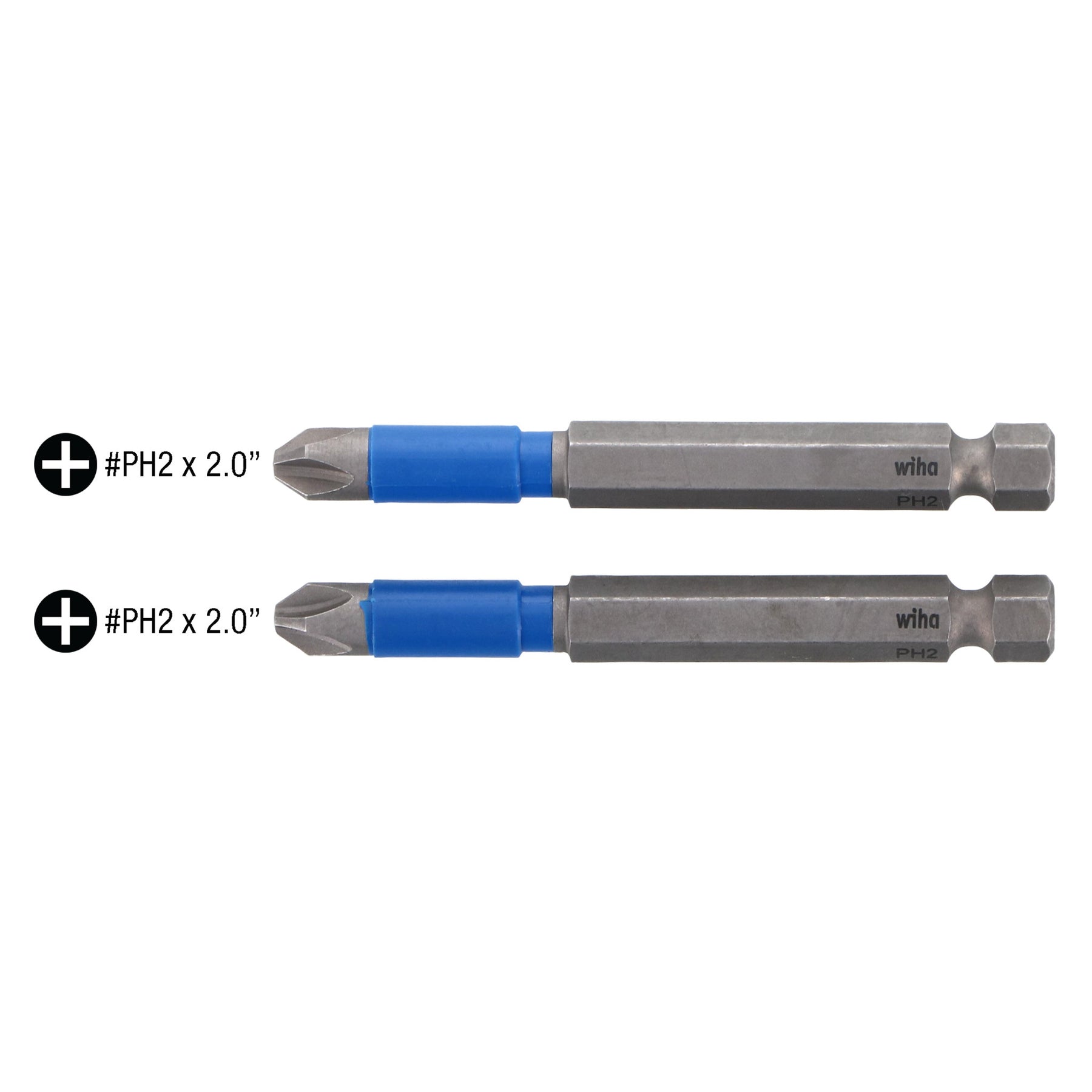 TerminatorBlue Impact Bit Phillips #2 - 3.5 Inch - 2 Pack