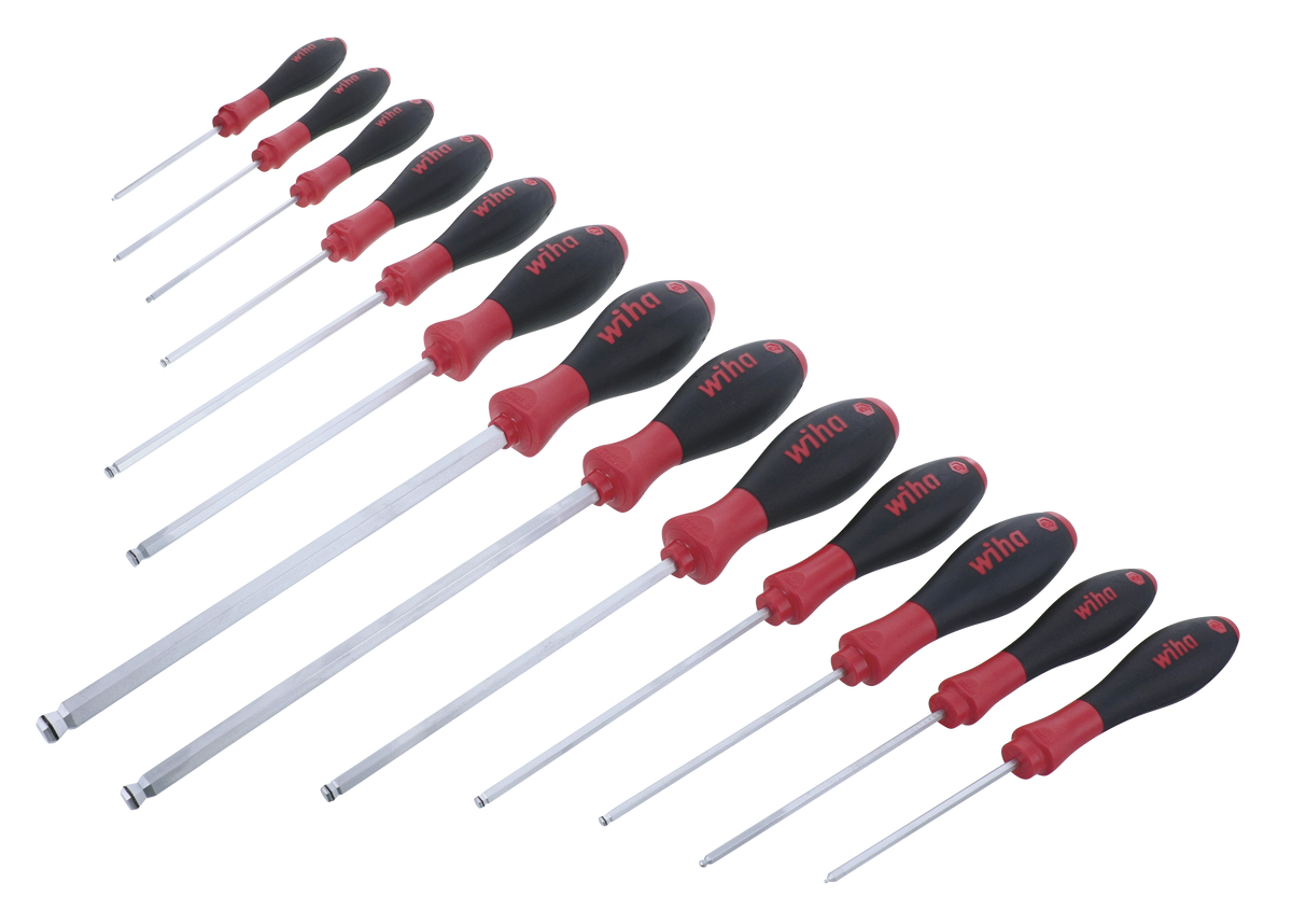 13 Piece SoftFinish MagicRing Ball End Screwdriver Set