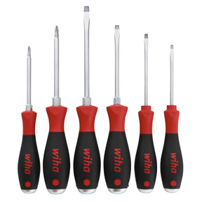 6 Piece SoftFinish XHeavy Duty Slotted and Phillips Screwdriver Set