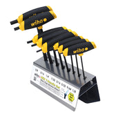 Wiha 33499 8 Piece SoftGrip Hex SAE T-Handle Set