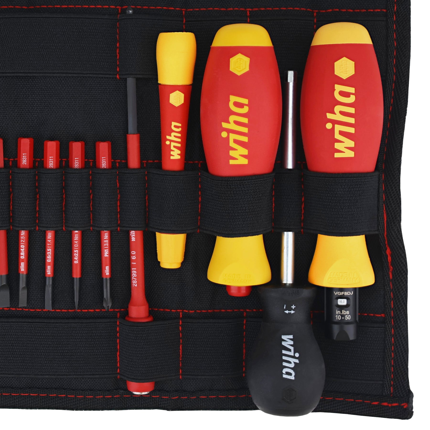 20 Piece Insulated TorqueVario-S (10-50 In/lbs) and SlimLine Blade Set