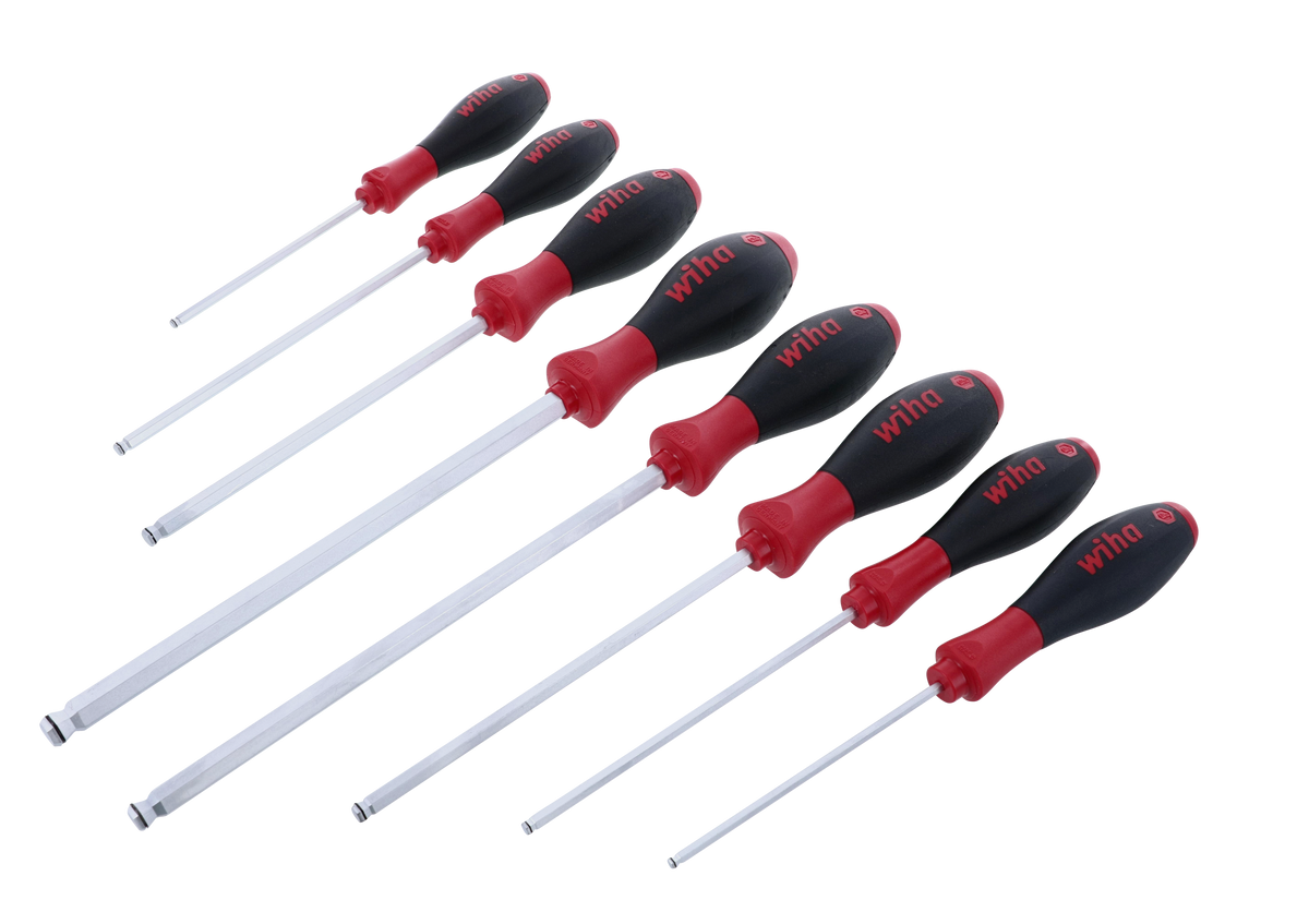 8 Piece SoftFinish MagicRing Ball End Screwdriver Set