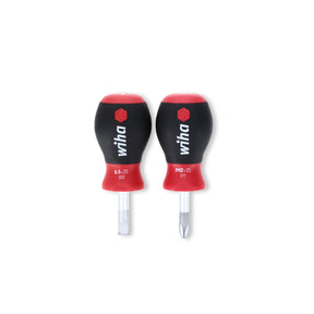 2 Piece SoftFinish Stubby Slotted and Phillips Screwdriver Set