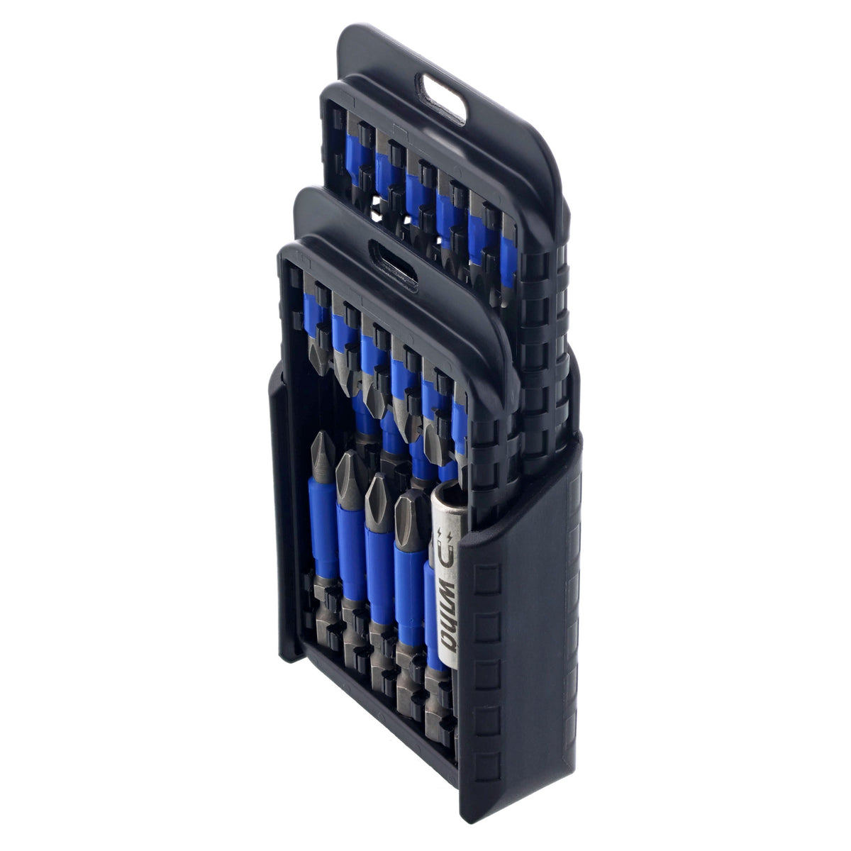 24 Piece TerminatorBlue Impact Driver Bit Set with Belt Clip