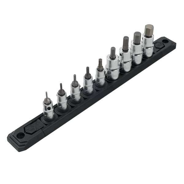 9 Piece Hex Bit Socket Set - Metric