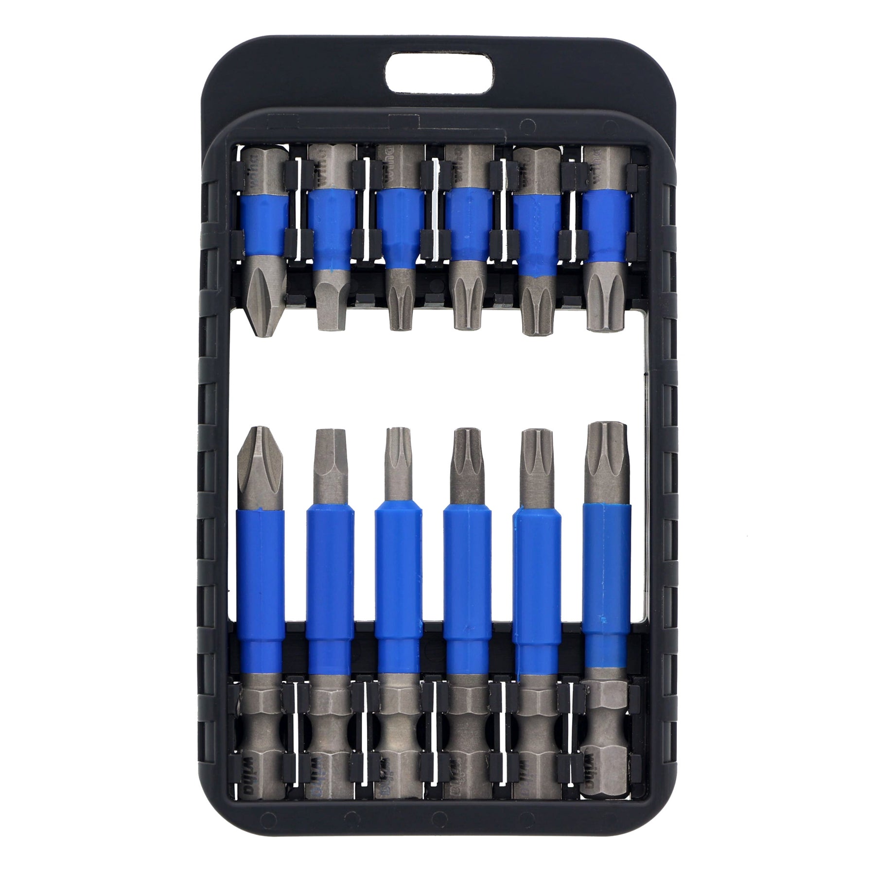 12 Piece TerminatorBlue Impact Driver Bit Set