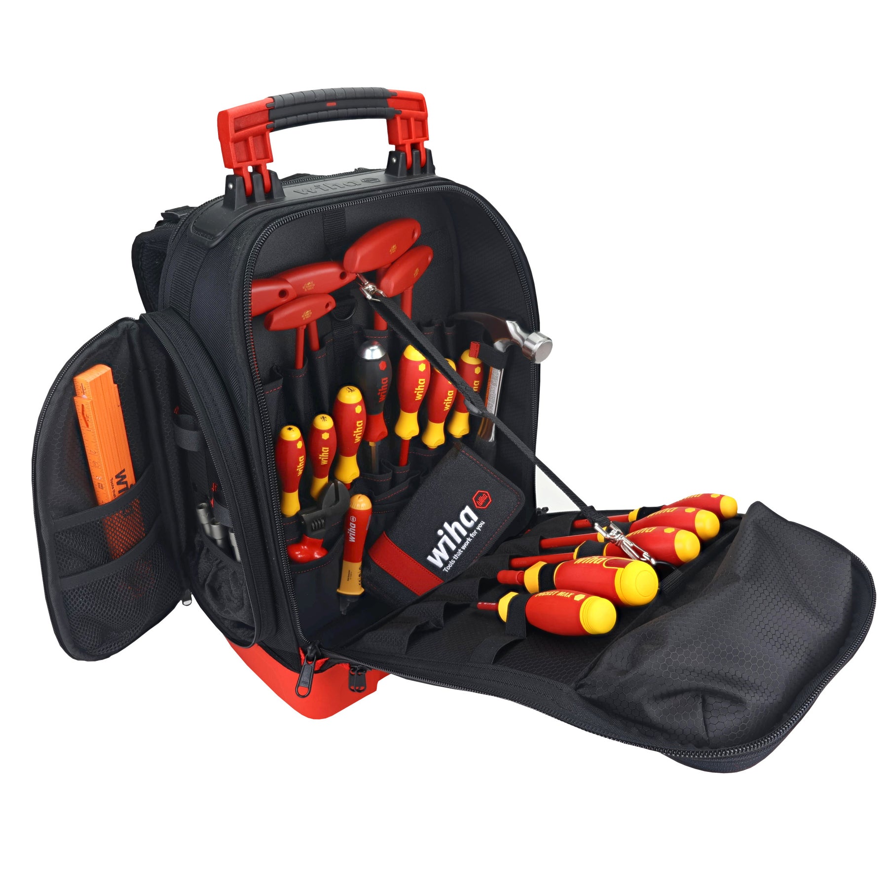 48 Piece Insulated Electrician's Tool Kit in Heavy Duty Backpack