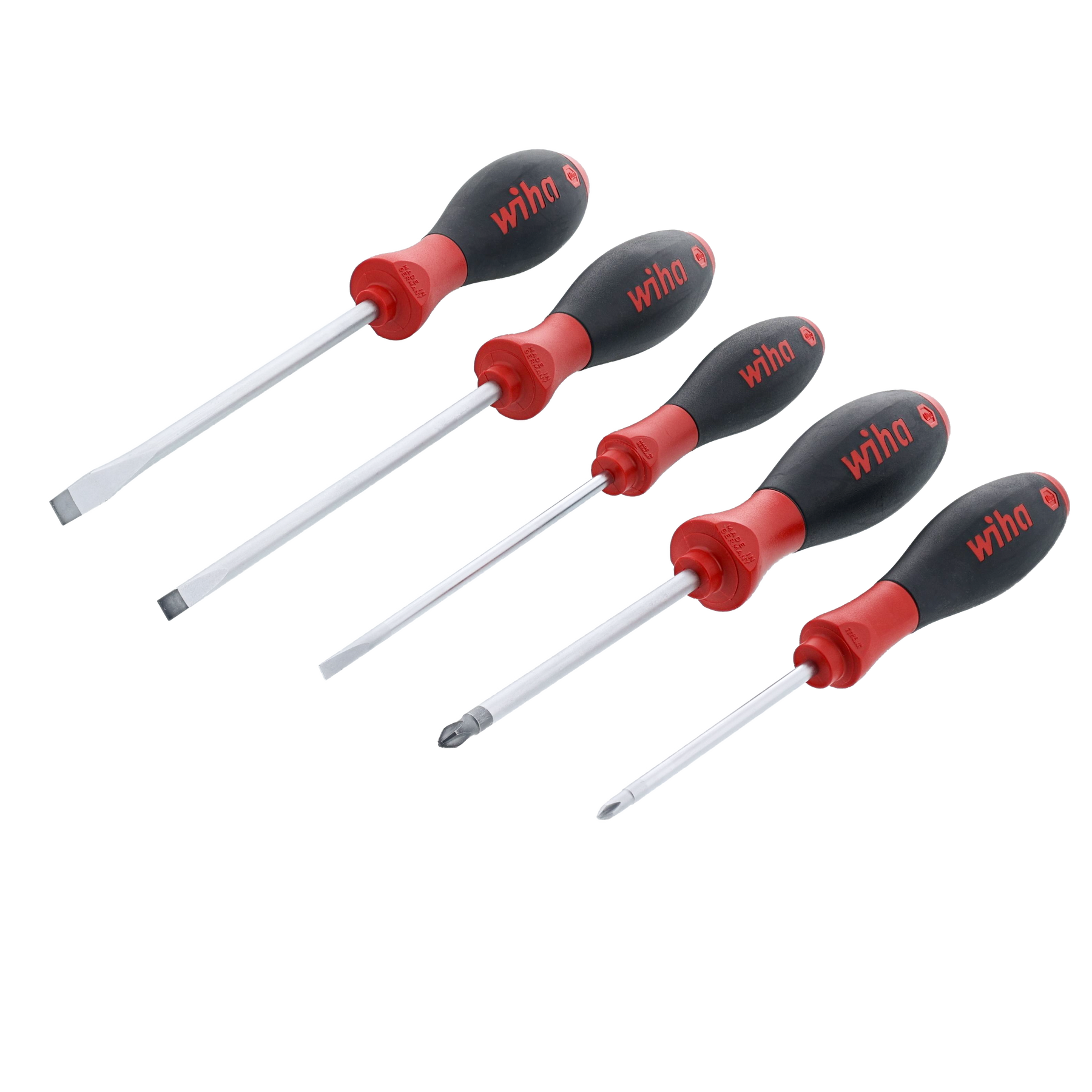 5 Piece SoftFinish Slotted and Phillips Screwdriver Set