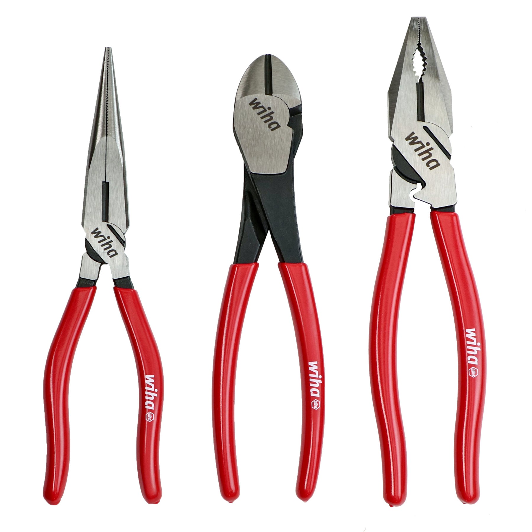 Wiha 34682 - 8 Piece Classic Grip Pliers and Cutters Tray Set