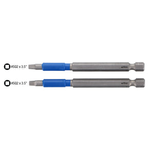 TerminatorBlue Impact Bit  Square #2 - 3.5 Inch - 2 Pack