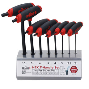 8 Piece SoftGrip Dual Drive Hex T-Handle Metric Set