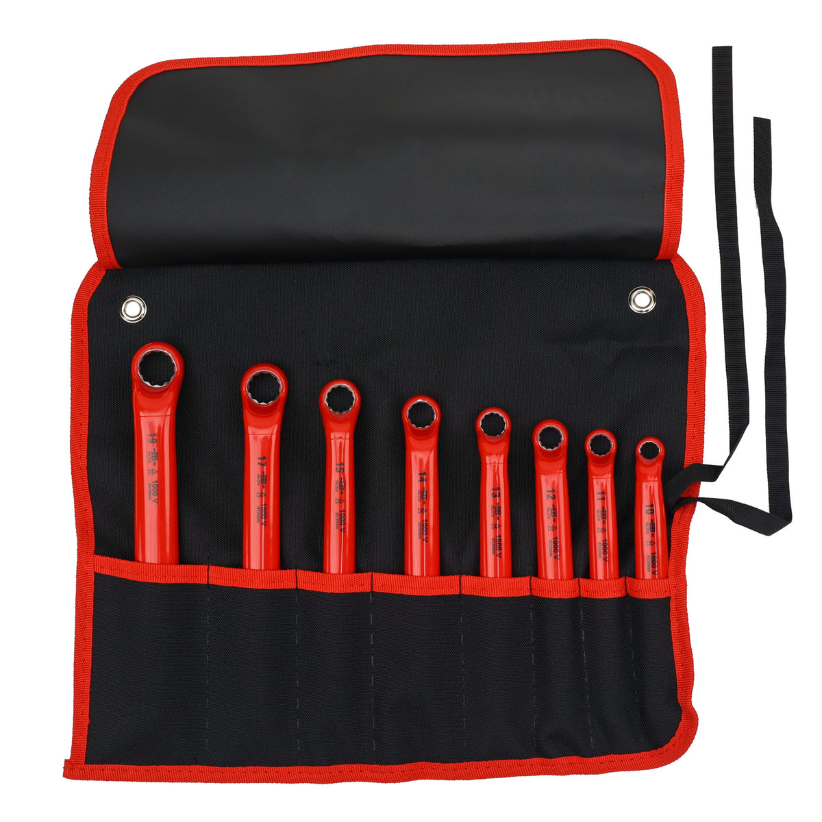 8 Piece Insulated Deep Offset Wrench Set - Metric