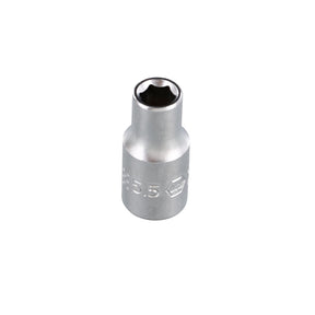 6 Point - 1/4 Inch Drive Socket - 5.5mm x 25mm