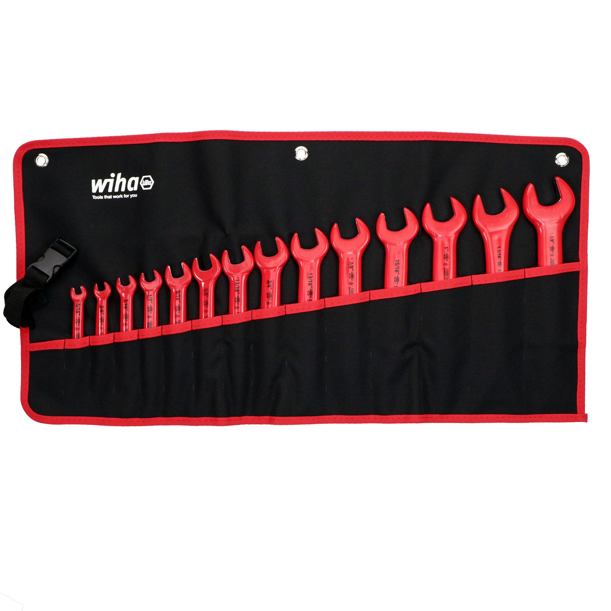 Wiha 20190 Insulated Open End Inch Wrench Set Made in Germany
