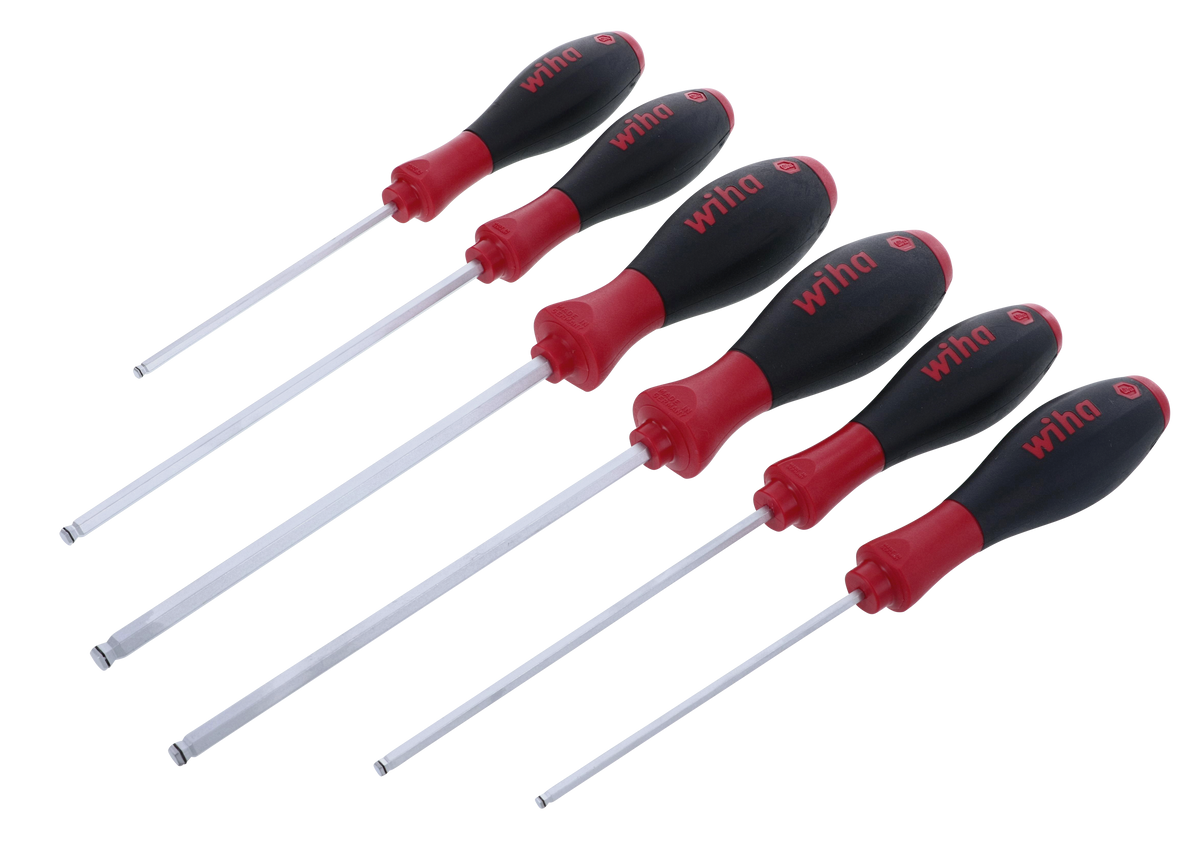 6 Piece SoftFinish MagicRing Ball End Screwdriver Set