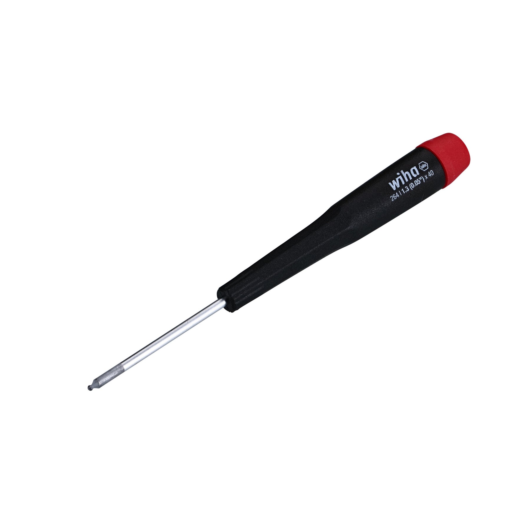 Precision Ball End Hex Screwdriver 1.35mm (.050") x 40mm