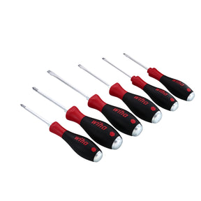 6 Piece SoftFinish XHeavy Duty Slotted and Phillips Screwdriver Set