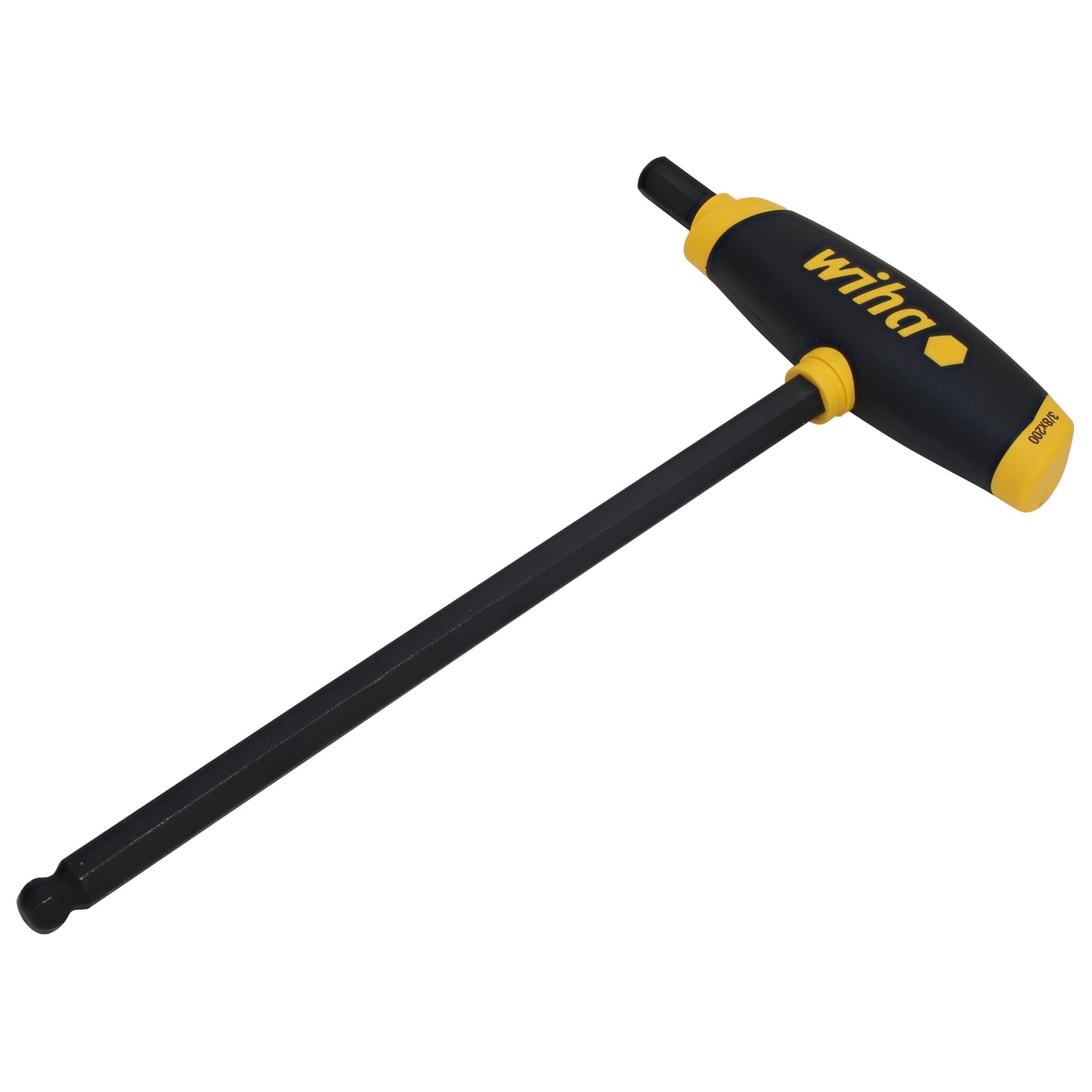 Wiha 33440 SoftGrip Ball End Hex T-handle 3/8"