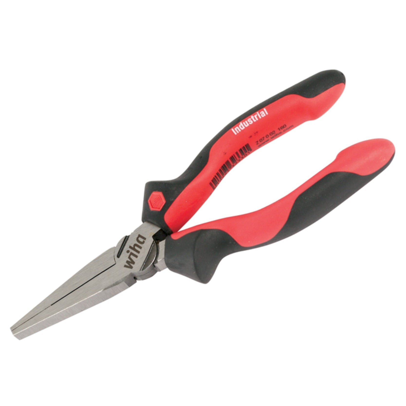 Wiha 30919 Industrial SoftGrip Flat Nose Pliers