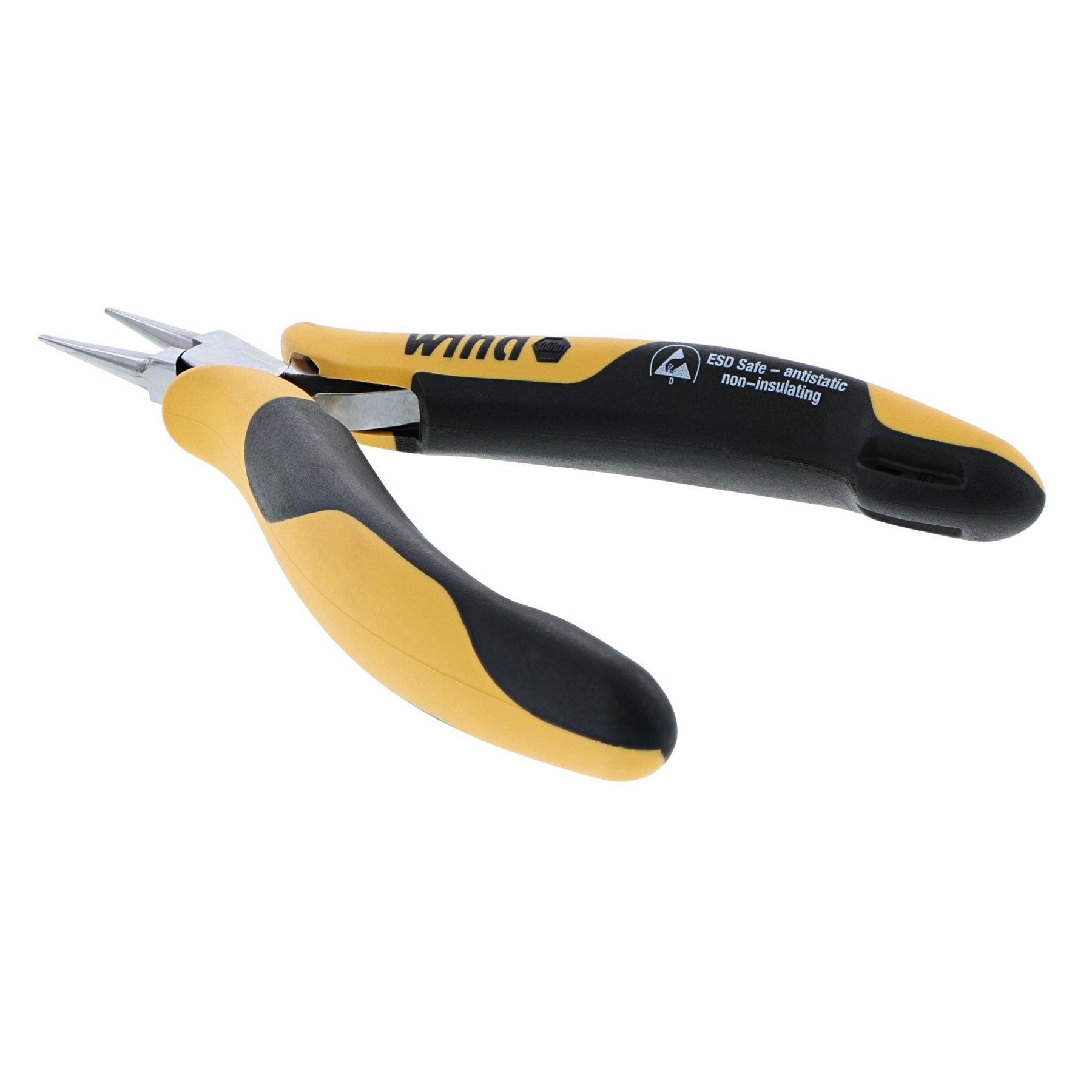 Wiha 32748 Precision ESD-Safe Needle Nose Pliers with 90° Bent