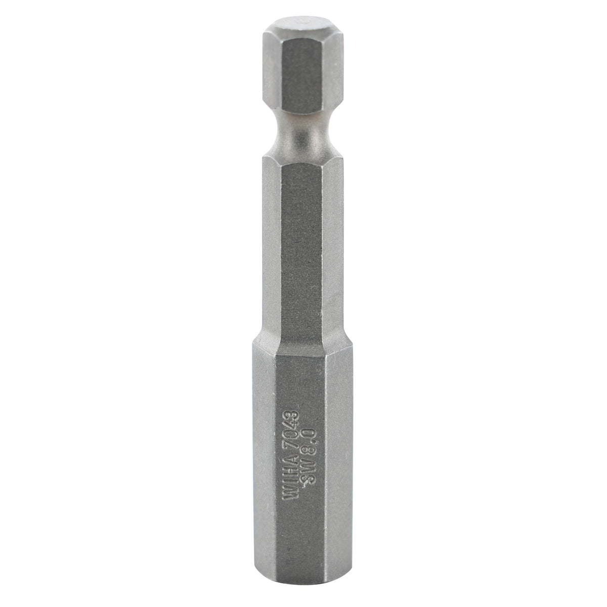 Wiha 74380 Hex Bit 8.0mm - 50mm -  10 Pack