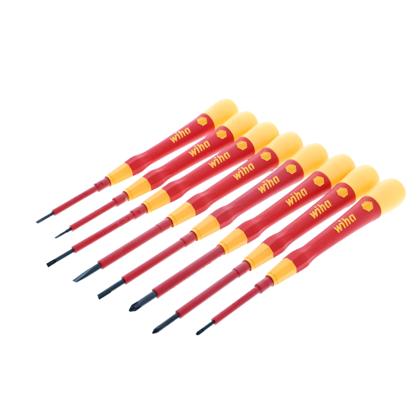 Wiha 32088 8 Piece Insulated PicoFinish Precision Screwdriver Set