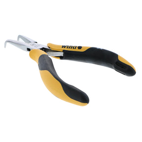 Wiha 32746 Precision ESD-Safe Long, Needle Nose Pliers with Straight,  Serrated Jaw & Molded Comfort Grip, 5.75 OAL