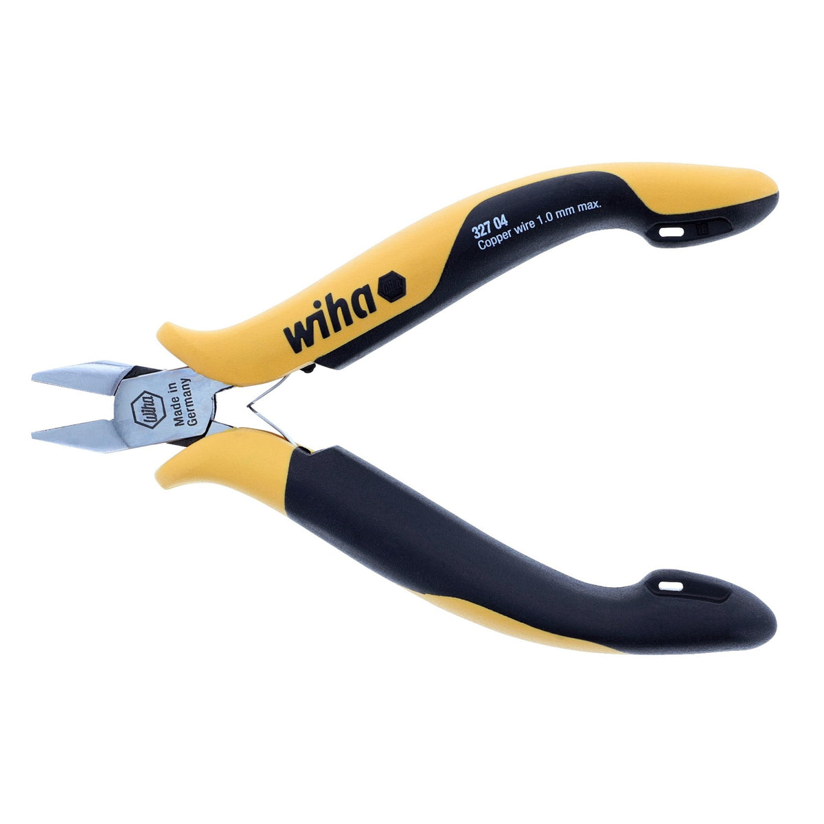 Wiha 32704 ESD Prec Tapered Head Flush Cutters Made in Germany