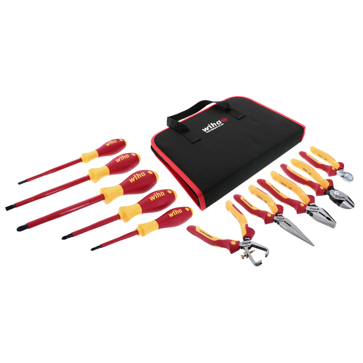 Kit de herramientas Wiha Tools, Maletín de 83 piezas, para electricistas,  aprobado VDE