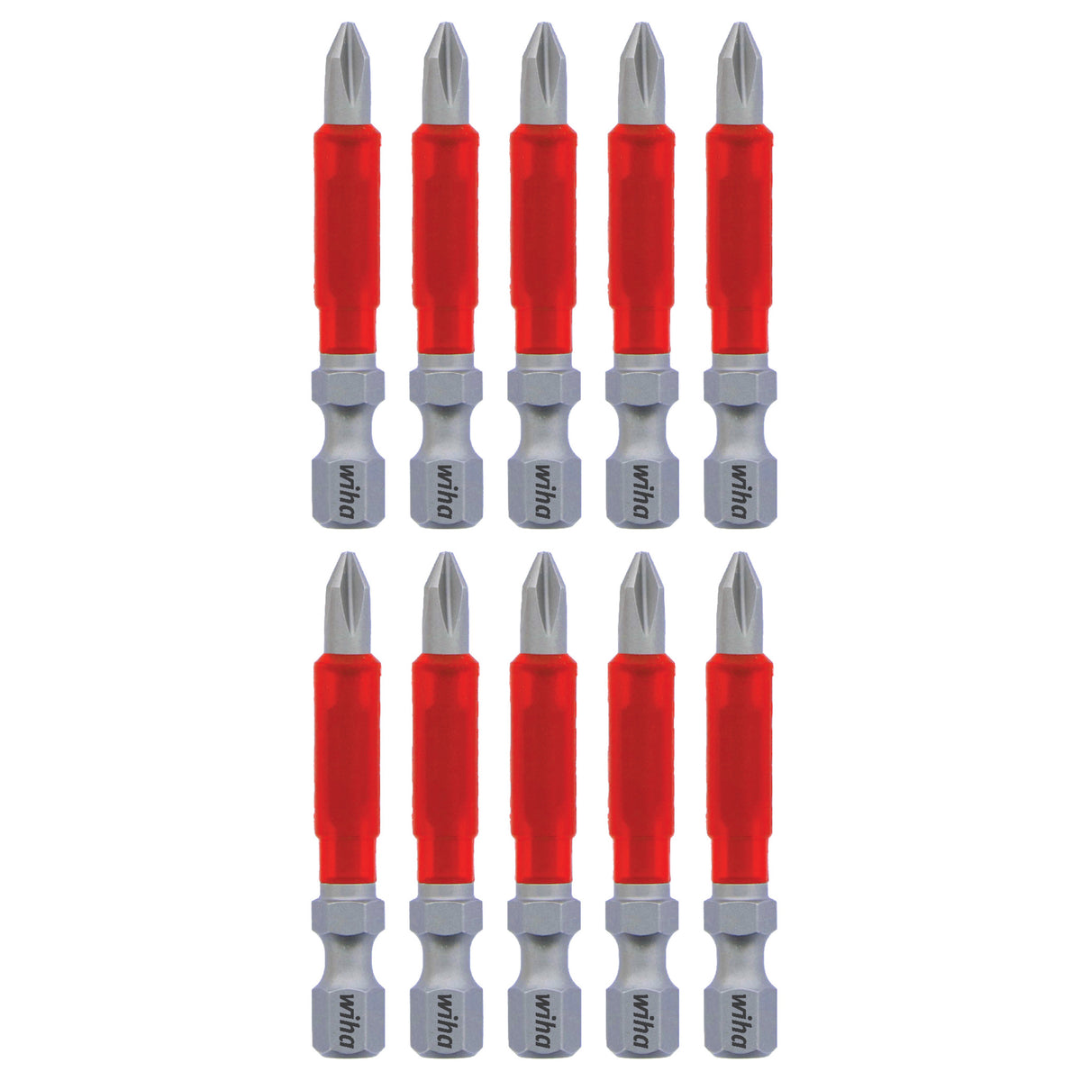 Wiha 76543 MaxxTor Impact Bit Phillips #1 - 49mm - 10 Pack