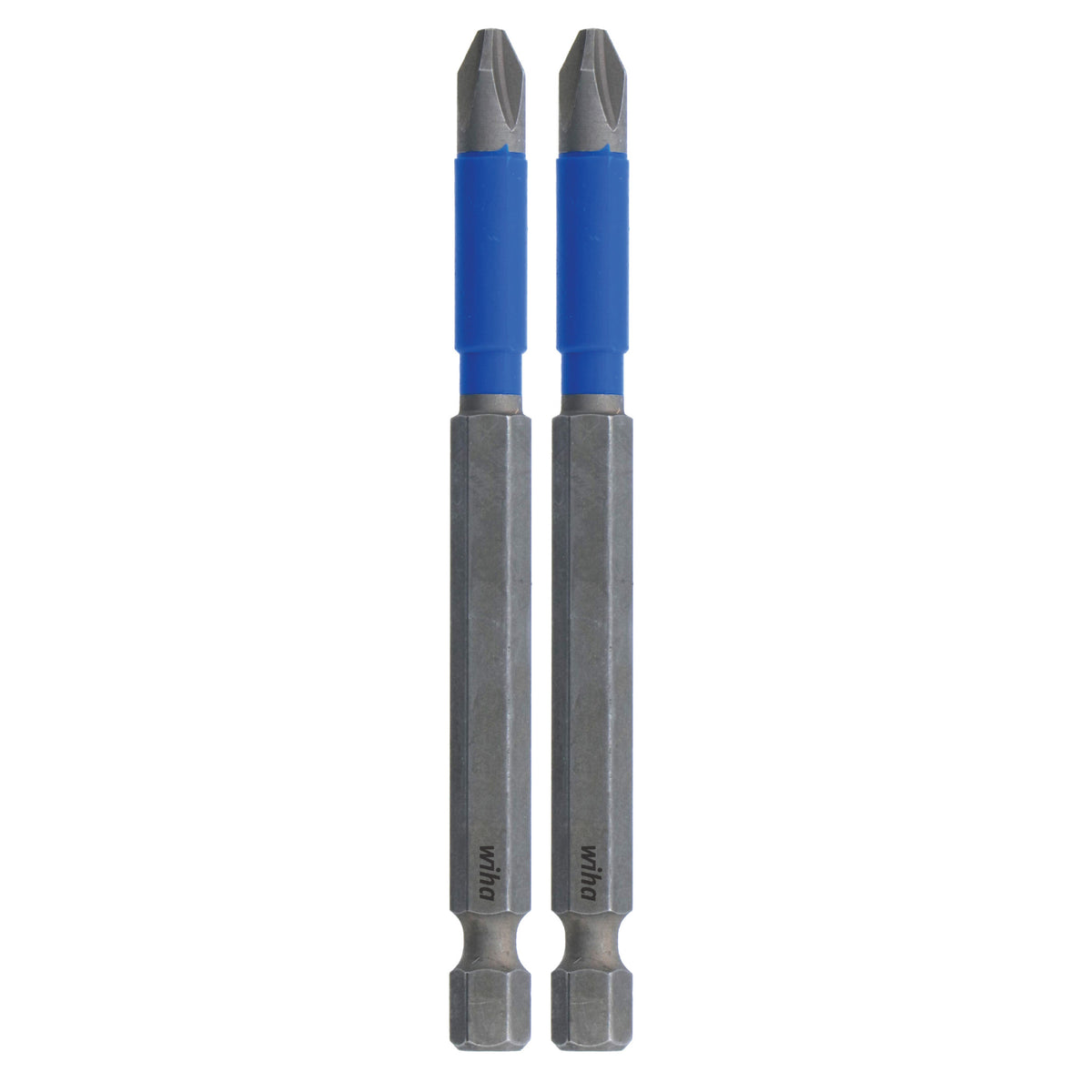 Wiha 70302 TerminatorBlue Impact Bit Phillips #2 - 3.5 Inch - 2 Pack