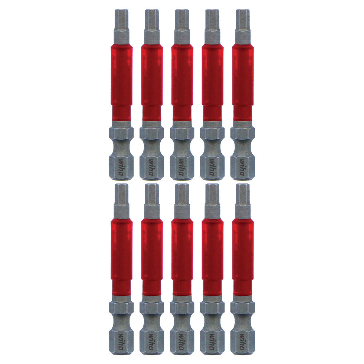 Wiha 76571 MaxxTor Impact Power Bit Hex 9/64" x 49mm - 10 Pack