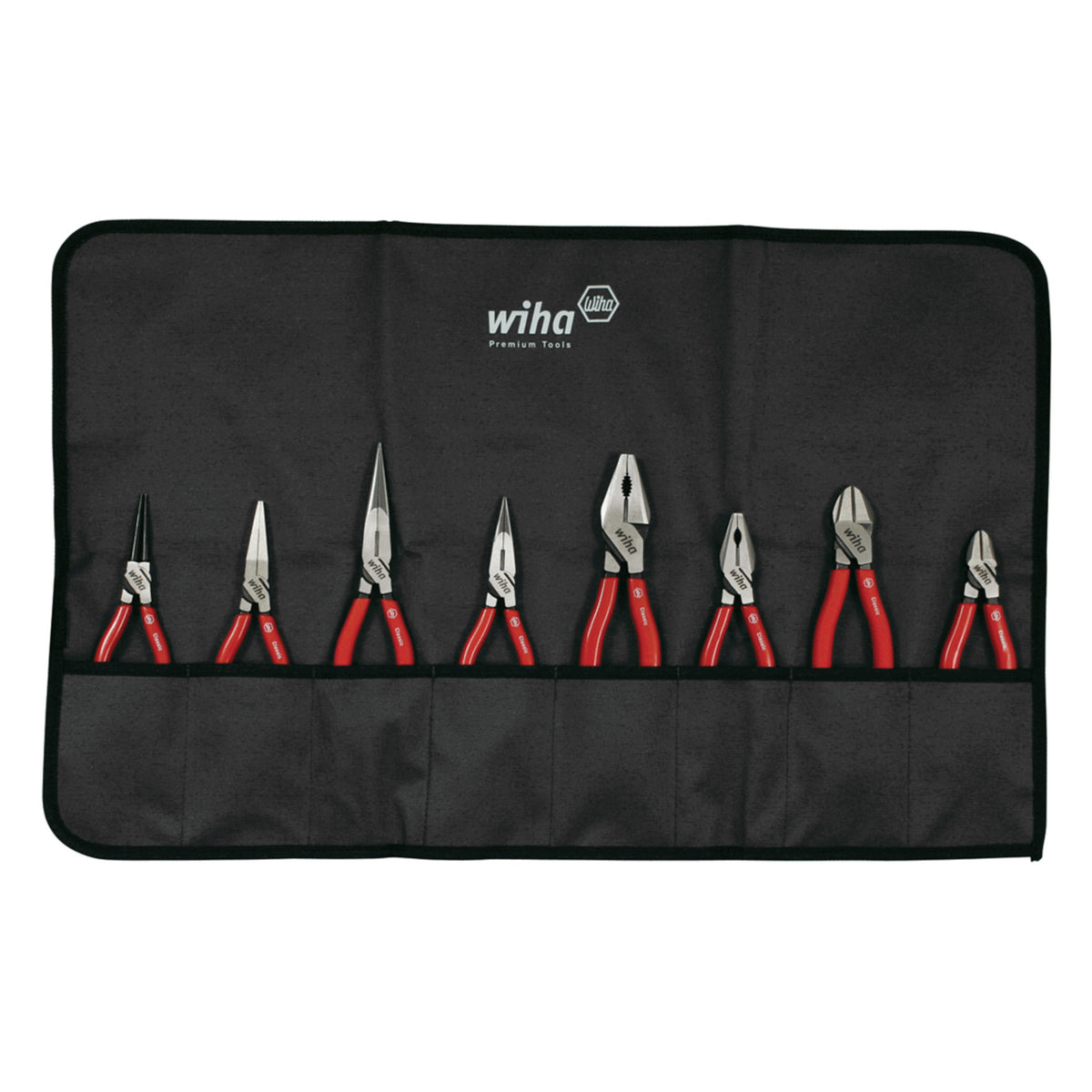 Wiha 32608 Soft Grip Pliers & Cutters 8 Pc. Set