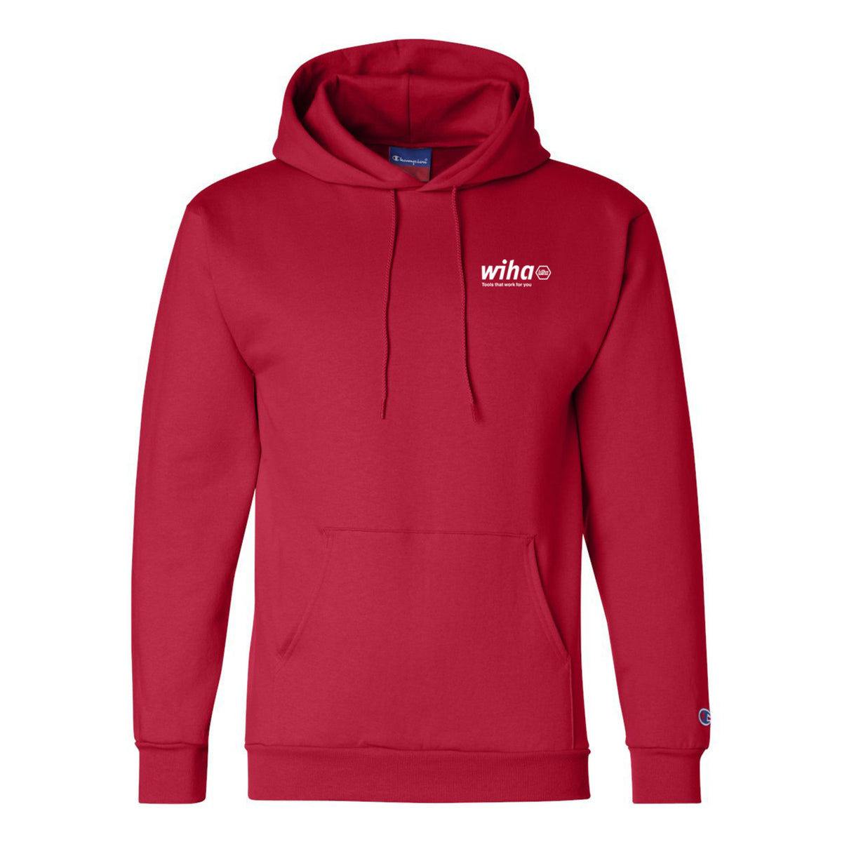 Wiha 91692 Wiha Red Hooded Sweatshirt - Large