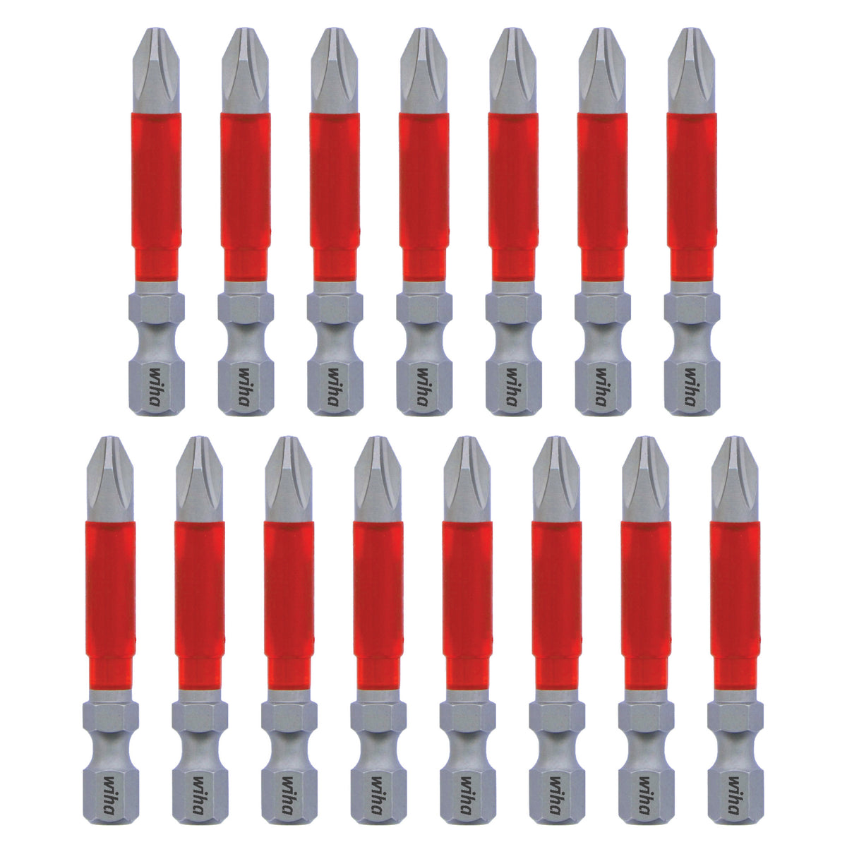 Wiha 76642 MaxxTor Impact Bit Phillips #2 - 49mm - 15 Pack