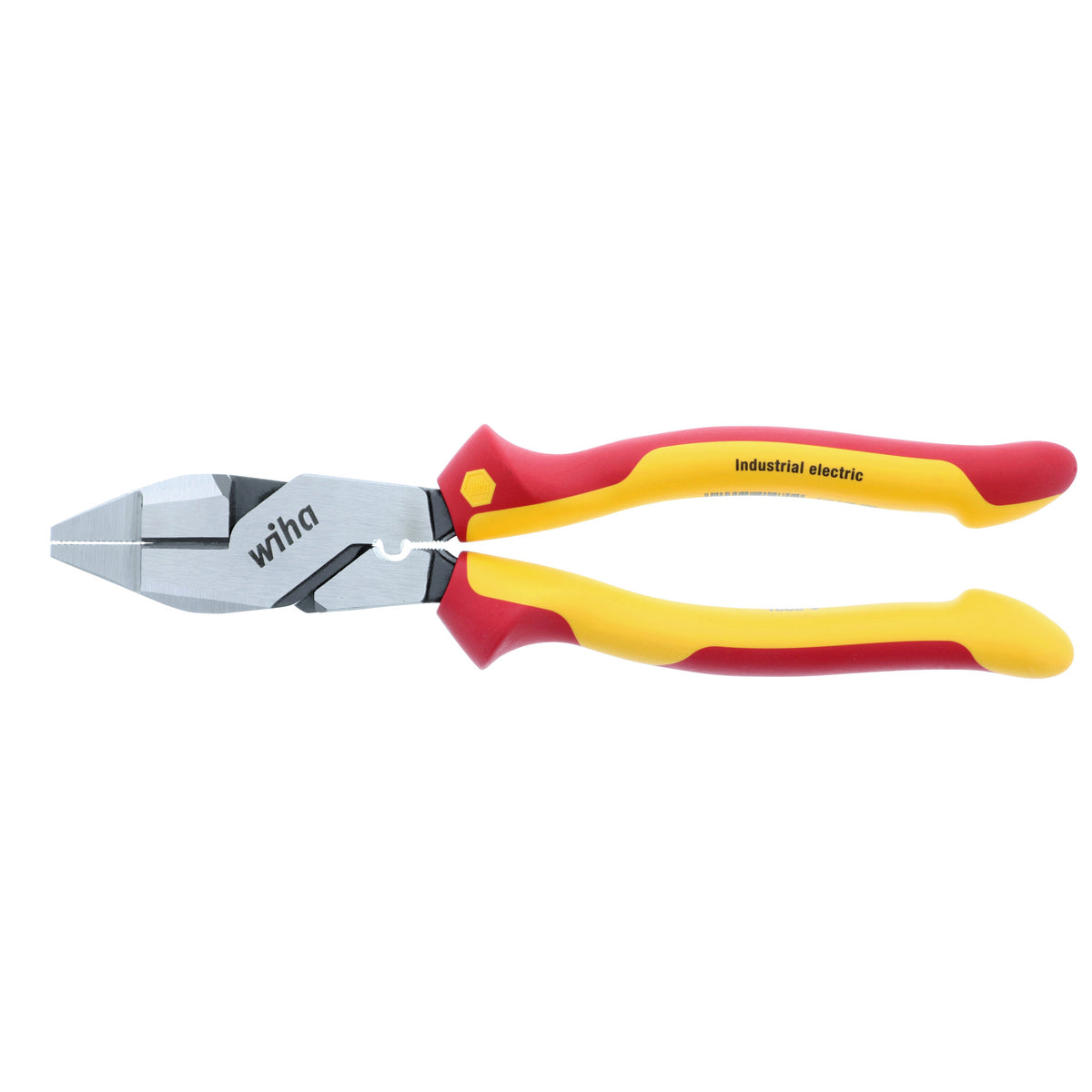 Insulated Industrial Long Nose Pliers w/ Cutters 8