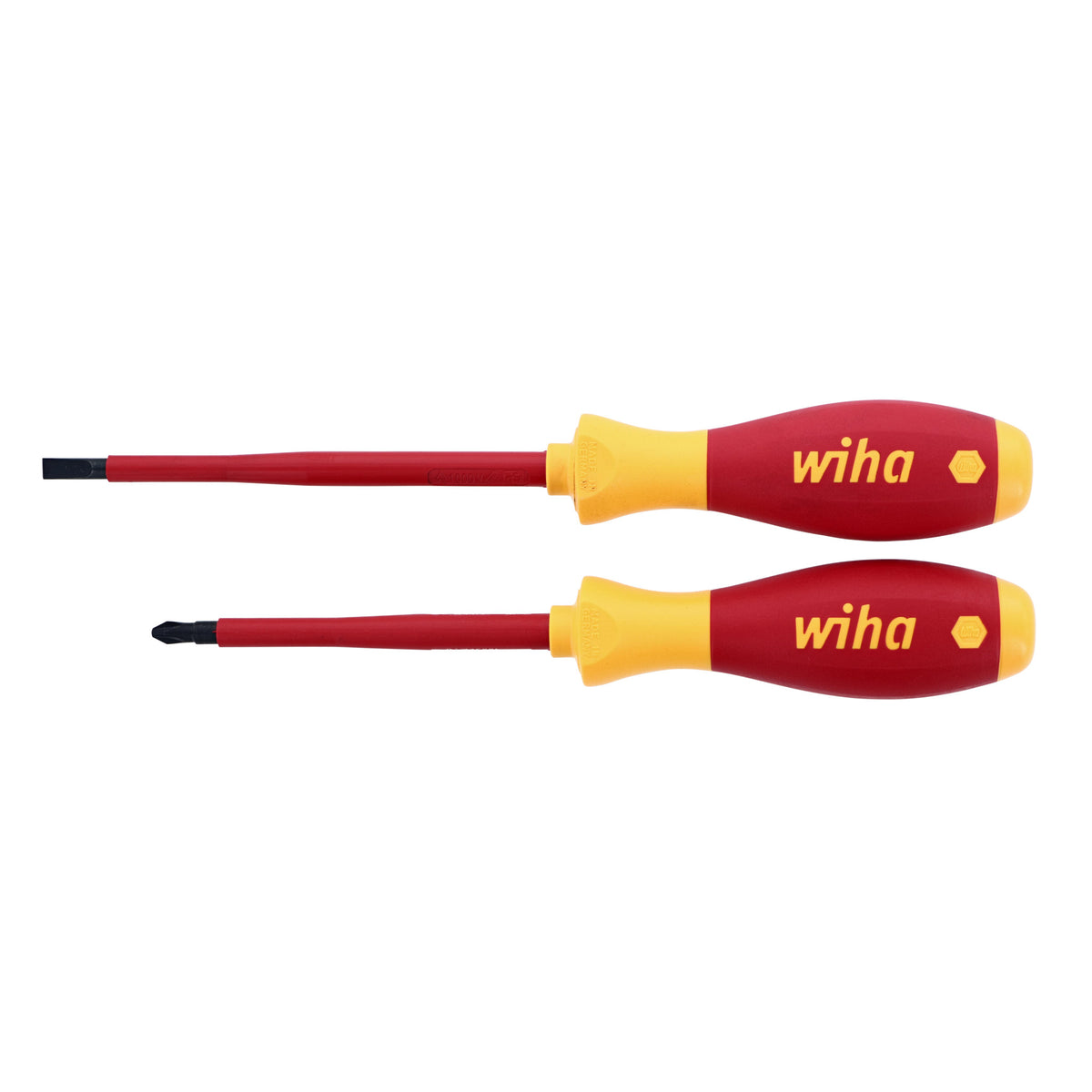 Wiha 32105 Insulated Slotted & Phillips 2 Pc. Set Made in Germany
